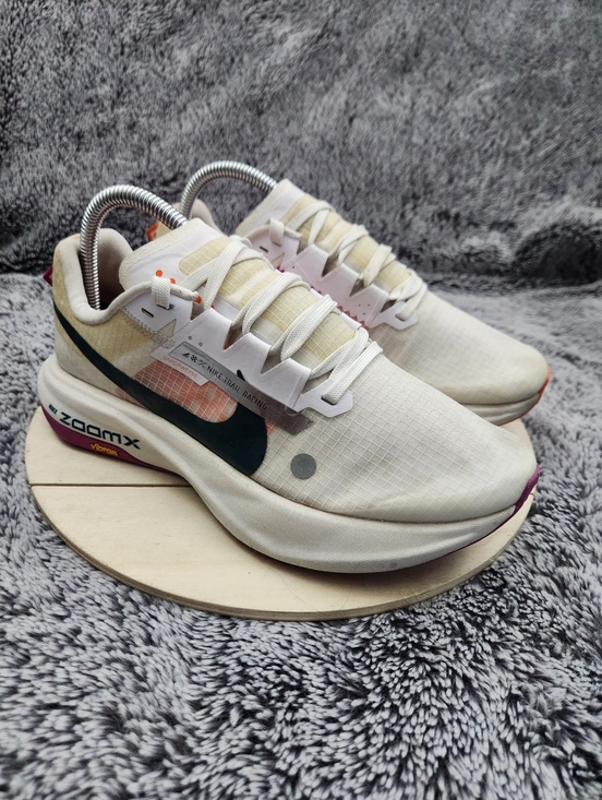 Nike ZoomX Invincible Run Shoes - Nike ZoomX Ultrafly Trail Prototype Ivory Orange Running Shoes Women's Size 8